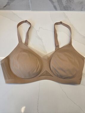 HoneyLove Womens Crossover Bra Wireless in Sand Comfort size XS